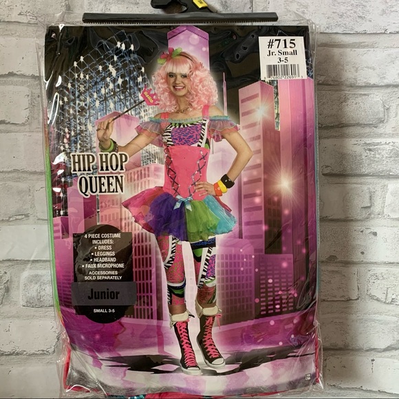 DREAMGIRL | NIB Hip Hop Queen Size 3-5 Junior - Picture 3 of 5